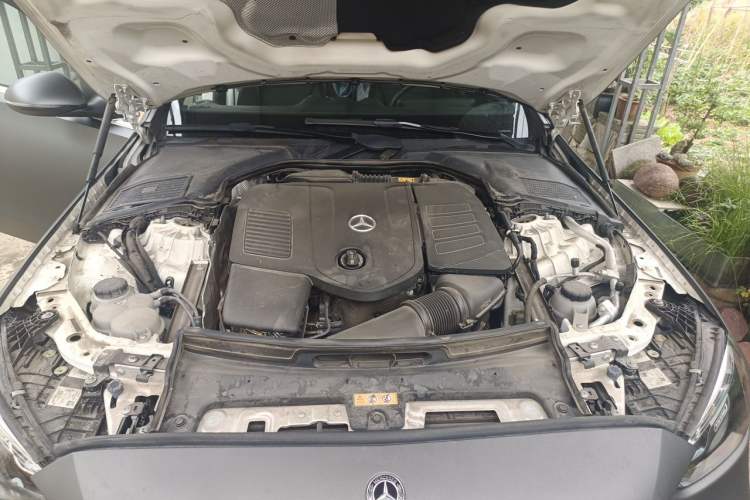 Used Mercedes-Benz C-Class 2022 C 260 L Obsidian Night Sport Edition Engine Bay