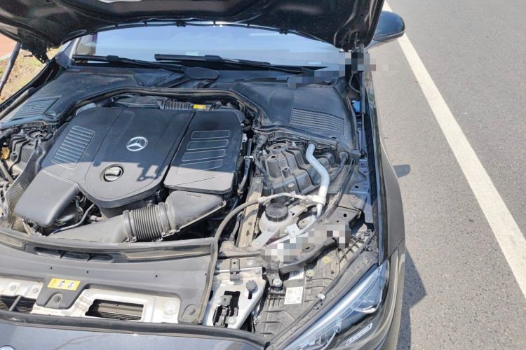 Used Mercedes-Benz C-Class 2022 C 260 L Obsidian Night Sport Edition Engine Bay Left
