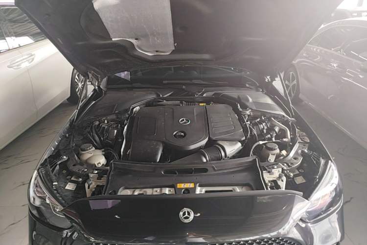 Used Mercedes-Benz C-Class 2022 C 260 L Obsidian Night Sport Edition Engine Bay