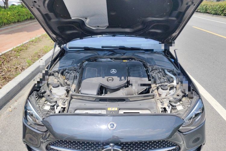 Used Mercedes-Benz C-Class 2022 C 260 L Obsidian Night Sport Edition Engine Bay