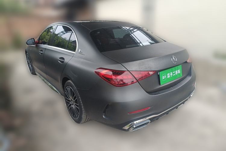 Used Mercedes-Benz C-Class 2022 C 260 L Obsidian Night Sport Edition Rear Left 45 Deg