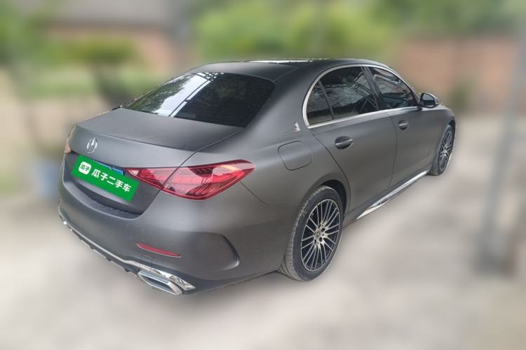 Used Mercedes-Benz C-Class 2022 C 260 L Obsidian Night Sport Edition Rear Right 45 Deg