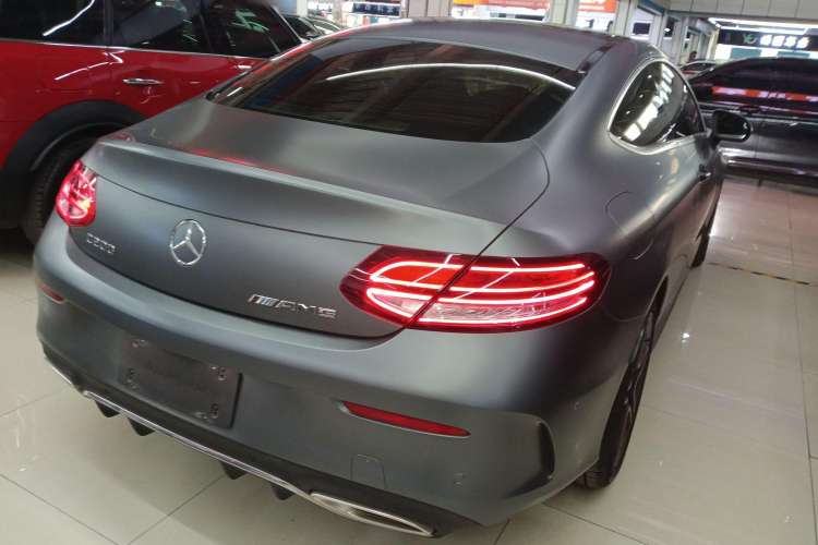 Used Mercedes-Benz C-Class 2022 C 200 Coupe Rear Right 45 Deg