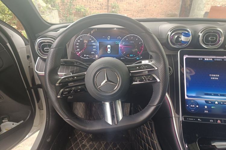 Used Mercedes-Benz C-Class 2022 C 260 L Obsidian Night Sport Edition Steering Wheel