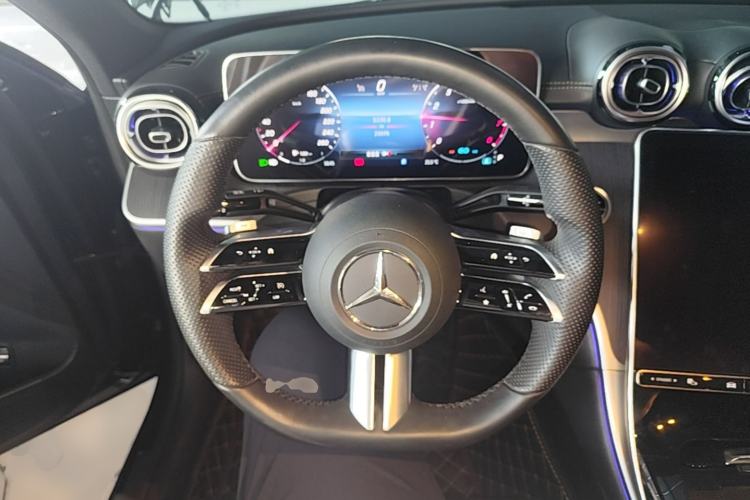 Used Mercedes-Benz C-Class 2022 C 260 L Obsidian Night Sport Edition Steering Wheel