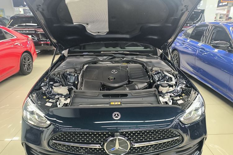 Used Mercedes-Benz C-Class 2022 C 260 L Obsidian Night Sport Edition Engine Bay