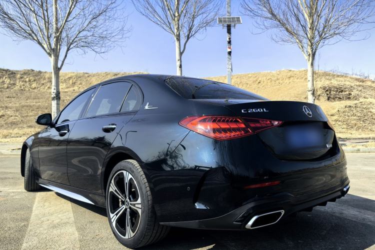 Used Mercedes-Benz C-Class 2022 C 260 L Obsidian Night Sport Edition Exterior 4