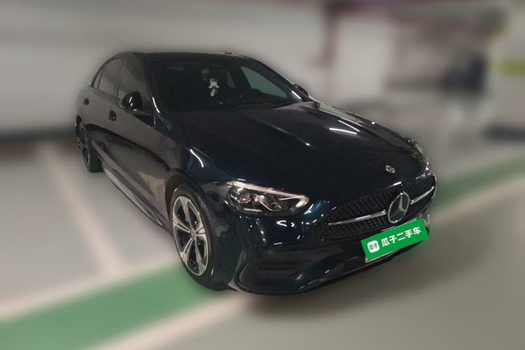Used Mercedes-Benz C-Class 2022 C 260 L Obsidian Night Sport Edition Front Right 45 Deg