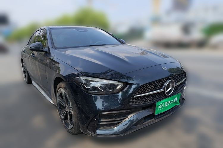 Used Mercedes-Benz C-Class 2022 C 260 L Obsidian Night Sport Edition Front Right 45 Deg