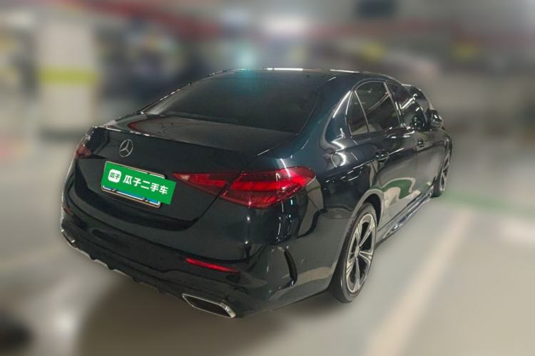 Used Mercedes-Benz C-Class 2022 C 260 L Obsidian Night Sport Edition Rear Right 45 Deg