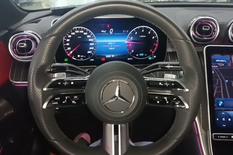 Used Mercedes-Benz C-Class 2022 Revised C 260 L Starry Night Sport Edition Steering Wheel
