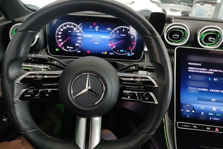 Used Mercedes-Benz C-Class 2022 Revised C 260 L Starry Night Sport Edition Steering Wheel