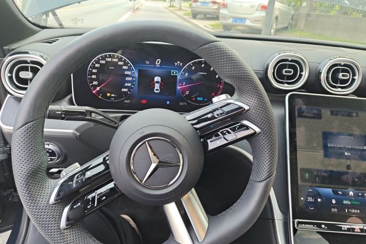Used Mercedes-Benz C-Class 2022 C 260 L Obsidian Night Sport Edition Steering Wheel