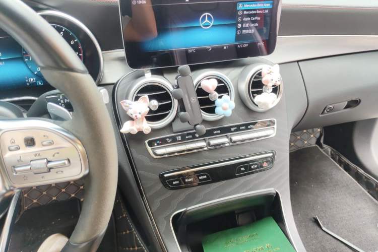 Used Mercedes-Benz C-Class 2022 Refreshed C 260 Coupe Audio And AC Panel