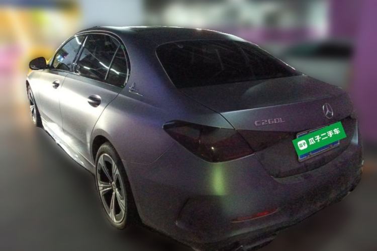 Used Mercedes-Benz C-Class 2022 C 260 L Obsidian Night Sport Edition Rear Left 45 Deg