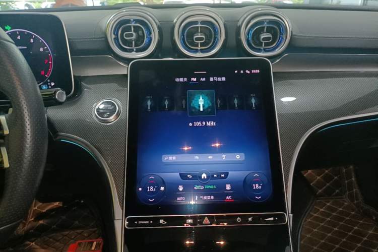 Used Mercedes-Benz C-Class 2022 C 200 L Sport Edition Audio And AC Panel