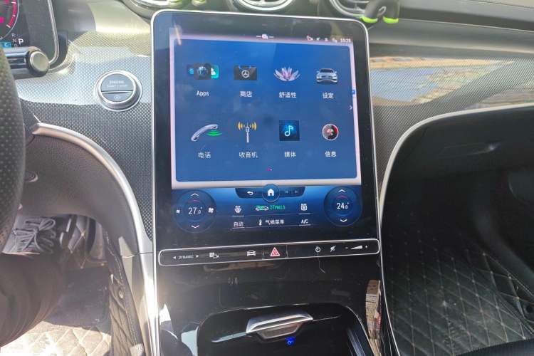 Used Mercedes-Benz C-Class 2022 Restyled C 260 L Sport Edition Audio And AC Panel