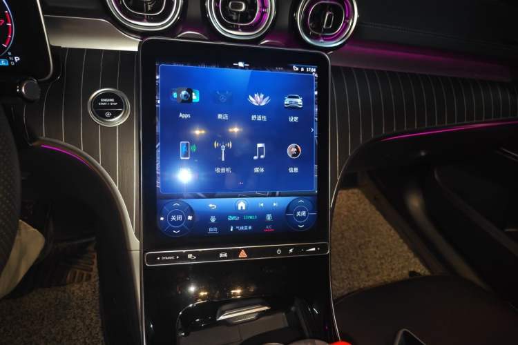 Used Mercedes-Benz C-Class 2022 Restyled C 260 L Sport Edition Audio And AC Panel