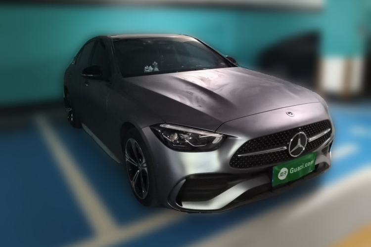 Used Mercedes-Benz C-Class 2022 C 260 L Obsidian Night Sport Edition Front Right 45 Deg