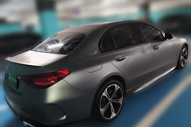 Used Mercedes-Benz C-Class 2022 C 260 L Obsidian Night Sport Edition Rear Right 45 Deg