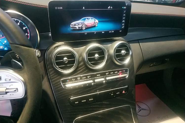 Used Mercedes-Benz C-Class 2022 Refreshed C 260 Coupe Audio And AC Panel