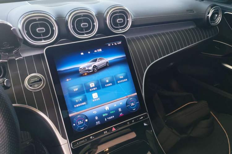 Used Mercedes-Benz C-Class 2022 C 260 L Sport Edition Audio And AC Panel