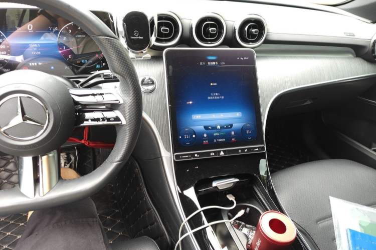 Used Mercedes-Benz C-Class 2022 Restyled C 200 L Sport Edition Audio And AC Panel