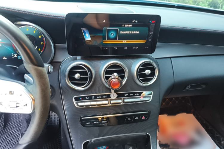 Used Mercedes-Benz C-Class 2022 Refreshed C 260 Coupe Audio And AC Panel