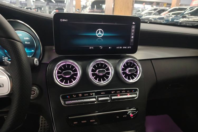 Used Mercedes-Benz C-Class 2022 Refresh C 200 Coupe Audio And AC Panel
