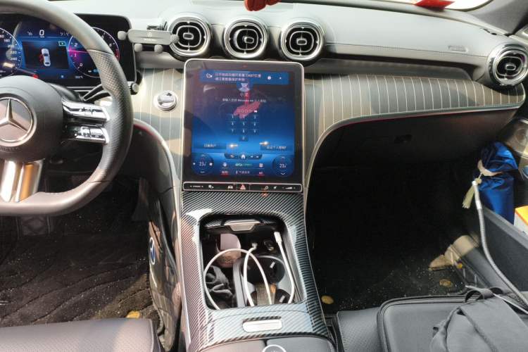 Used Mercedes-Benz C-Class 2022 Revised C 260 L Starry Night Sport Edition Audio And AC Panel
