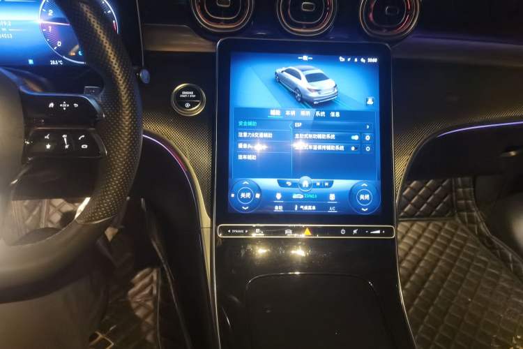 Used Mercedes-Benz C-Class 2022 Restyled C 260 L Sport Edition Audio And AC Panel