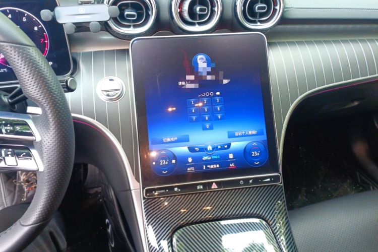 Used Mercedes-Benz C-Class 2022 Revised C 260 L Starry Night Sport Edition Audio And AC Panel