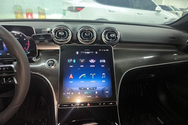 Used Mercedes-Benz C-Class 2022 Restyled C 260 L Sport Edition Audio And AC Panel
