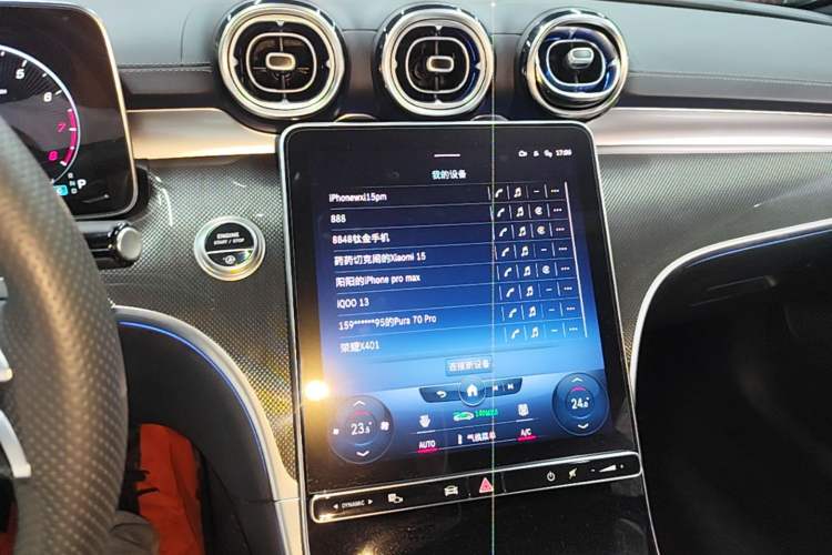 Used Mercedes-Benz C-Class 2022 C 260 L Sport Edition Audio And AC Panel