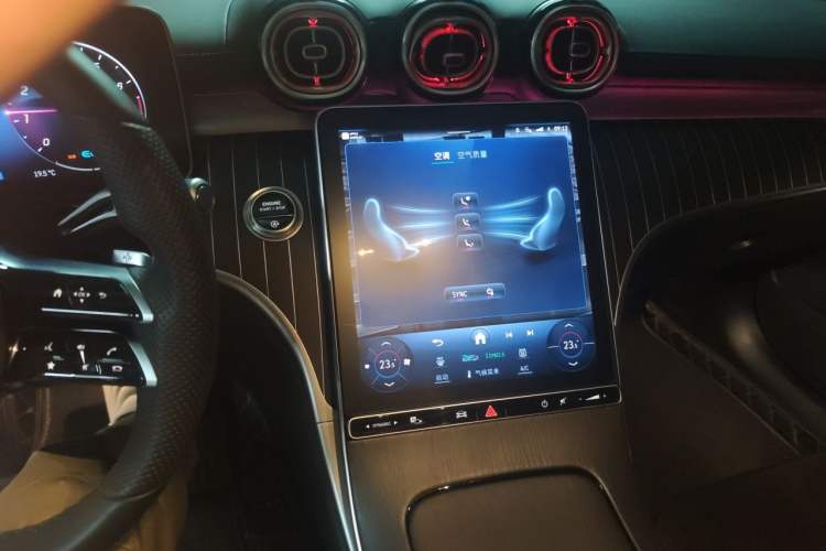 Used Mercedes-Benz C-Class 2022 Restyled C 200 L Sport Edition Audio And AC Panel
