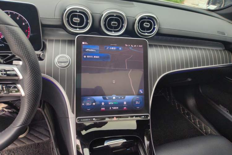 Used Mercedes-Benz C-Class 2022 Restyled C 260 L Sport Edition Audio And AC Panel