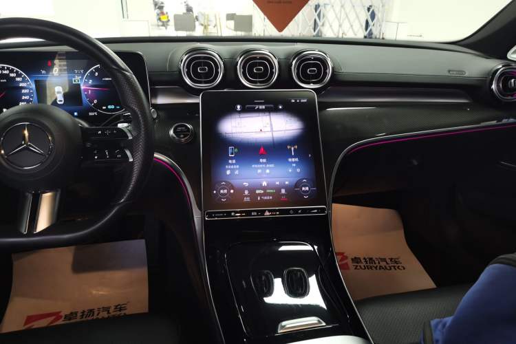 Used Mercedes-Benz C-Class 2022 Restyled C 260 L Sport Edition Audio And AC Panel