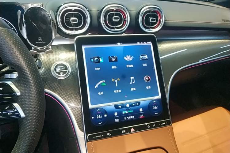 Used Mercedes-Benz C-Class 2022 C 260 L Sport Edition Audio And AC Panel