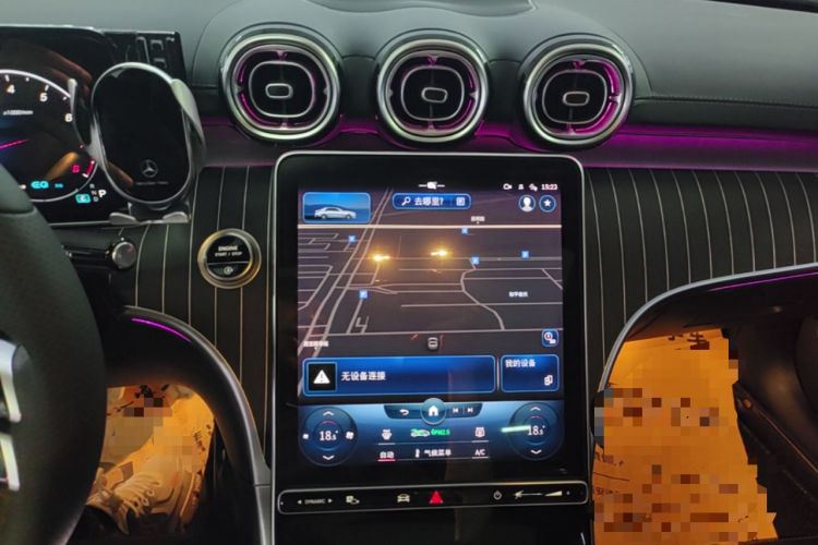 Used Mercedes-Benz C-Class 2022 Restyled C 260 L Sport Edition Audio And AC Panel