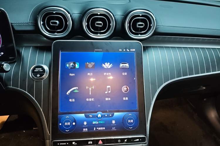 Used Mercedes-Benz C-Class 2022 Restyled C 260 L Sport Edition Audio And AC Panel