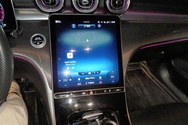 Used Mercedes-Benz C-Class 2022 C 260 L Sport Edition Audio And AC Panel