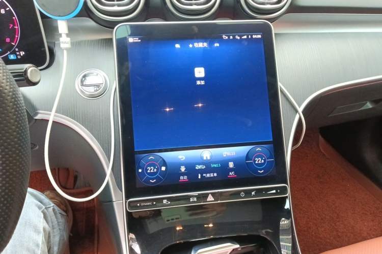 Used Mercedes-Benz C-Class 2022 C 260 L Obsidian Night Sport Edition Audio And AC Panel