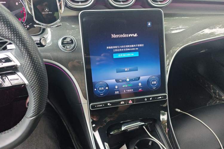 Used Mercedes-Benz C-Class 2022 C 260 L Sport Edition Audio And AC Panel