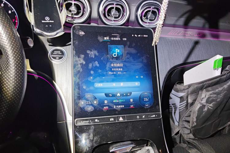 Used Mercedes-Benz C-Class 2022 Restyled C 200 L Sport Edition Audio And AC Panel