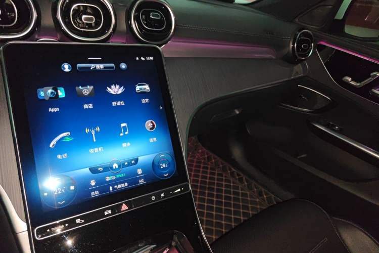 Used Mercedes-Benz C-Class 2022 Restyled C 200 L Sport Edition Audio And AC Panel