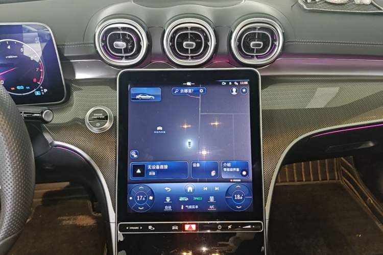 Used Mercedes-Benz C-Class 2022 Restyled C 260 L Sport Edition Audio And AC Panel