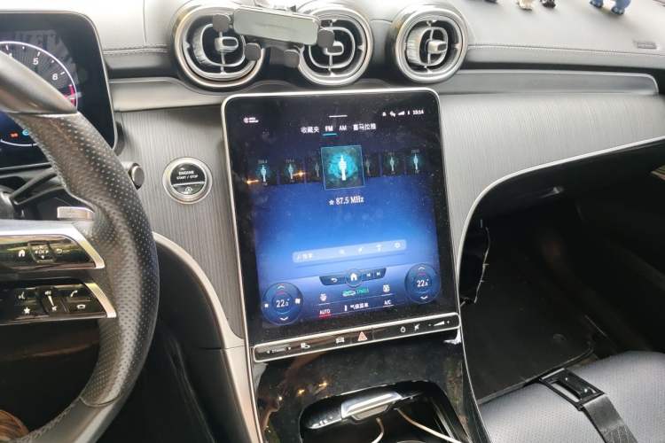 Used Mercedes-Benz C-Class 2022 C 200 L Sport Edition Audio And AC Panel