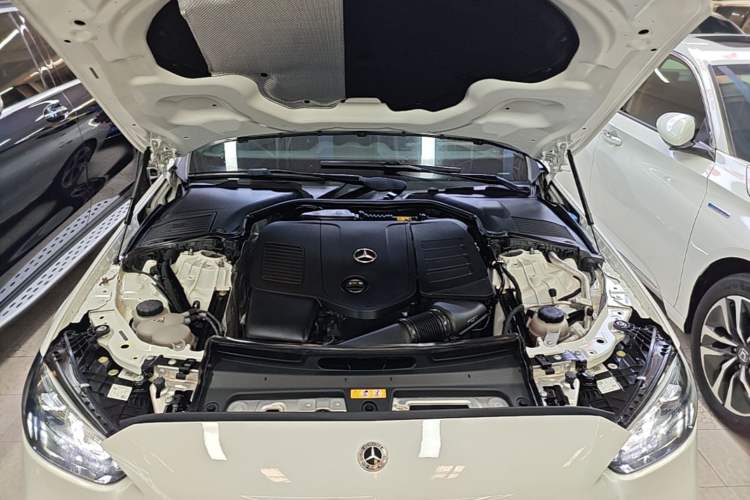 Used Mercedes-Benz C-Class 2022 C 260 L Obsidian Night Sport Edition Engine Bay