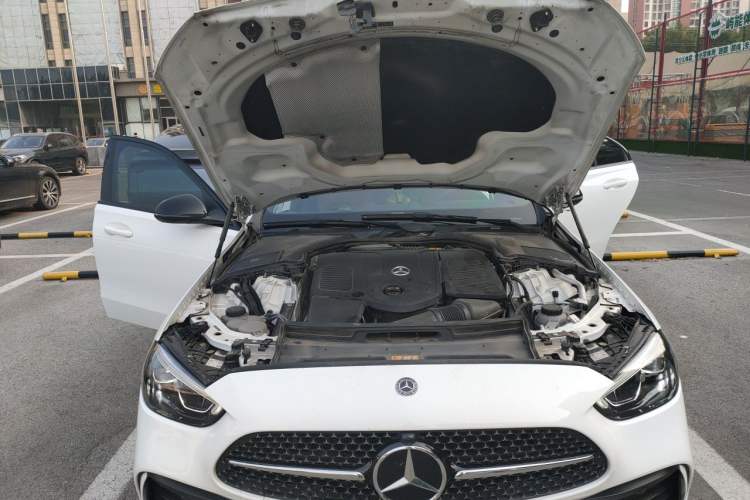 Used Mercedes-Benz C-Class 2022 C 260 L Obsidian Night Sport Edition Engine Bay