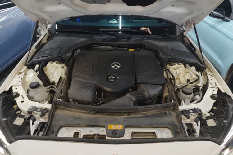 Used Mercedes-Benz C-Class 2022 C 260 L Obsidian Night Sport Edition Engine Bay